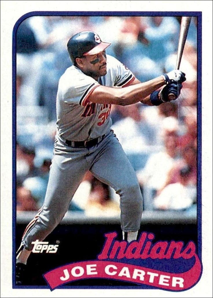 1989 Topps Joe Carter #420 trading card