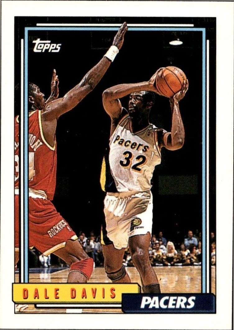 1992-93 Topps Dale Davis #237 trading card
