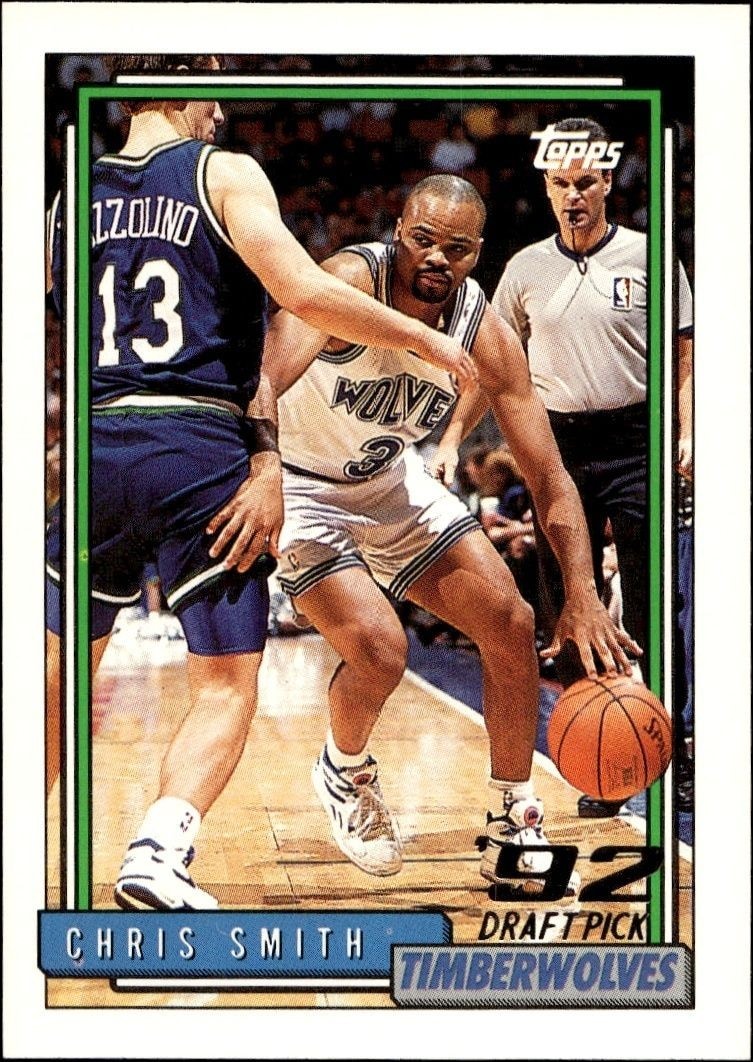 1992-93 Topps Chris Smith #244 trading card