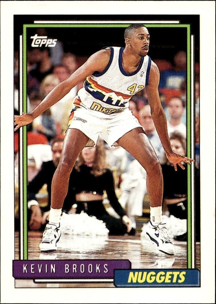 1992-93 Topps Kevin Brooks #225 trading card