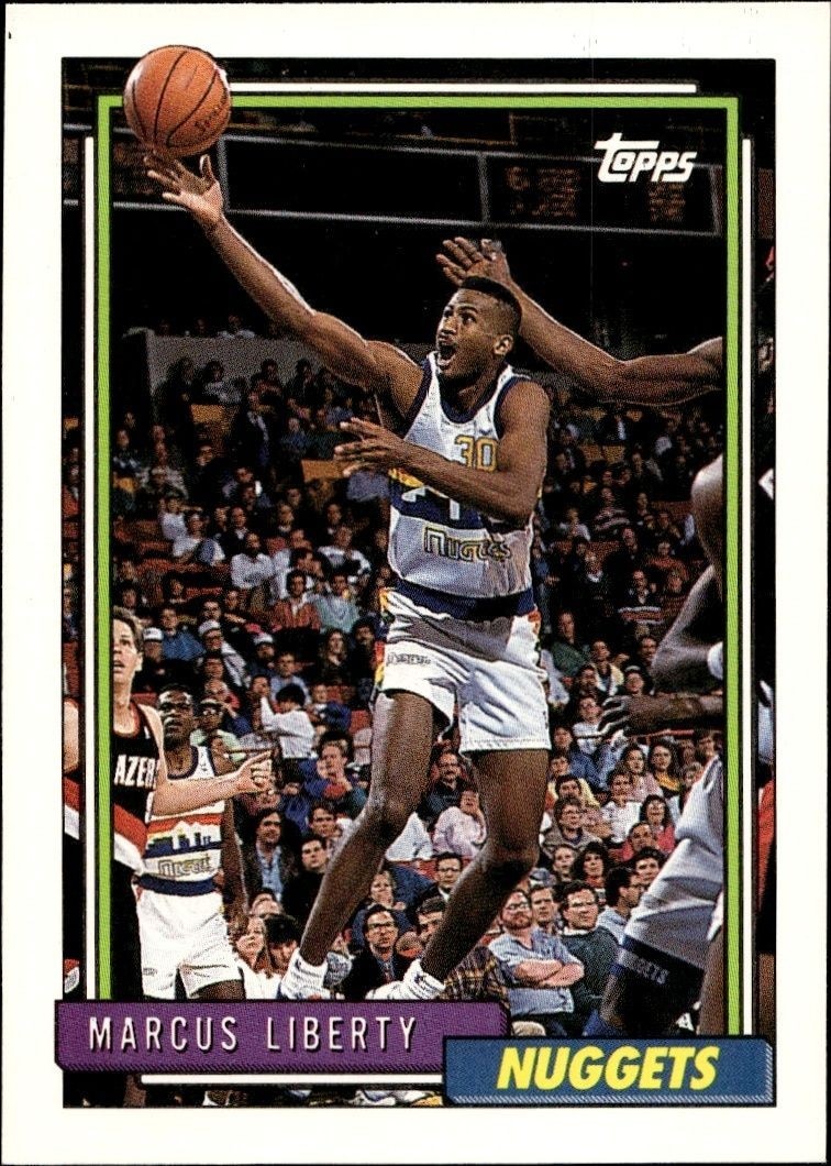 1992-93 Topps Marcus Liberty #248 trading card