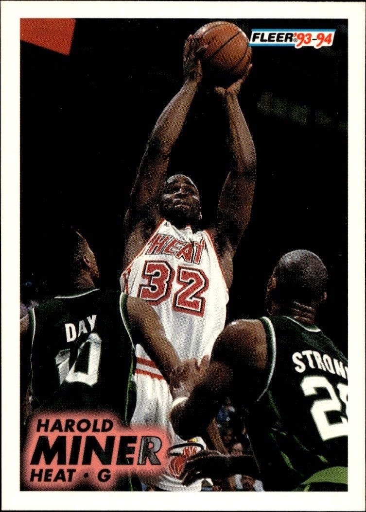 1993-94 Fleer Harold Miner #108 trading card