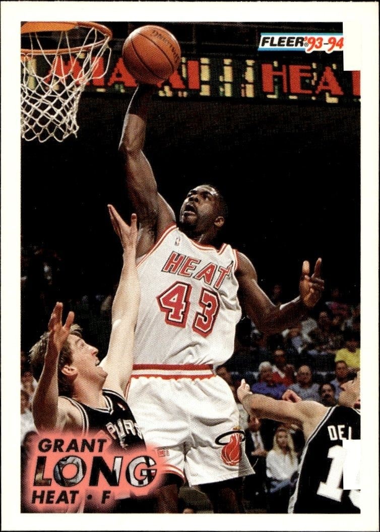 1993-94 Fleer Grant Long #107 trading card
