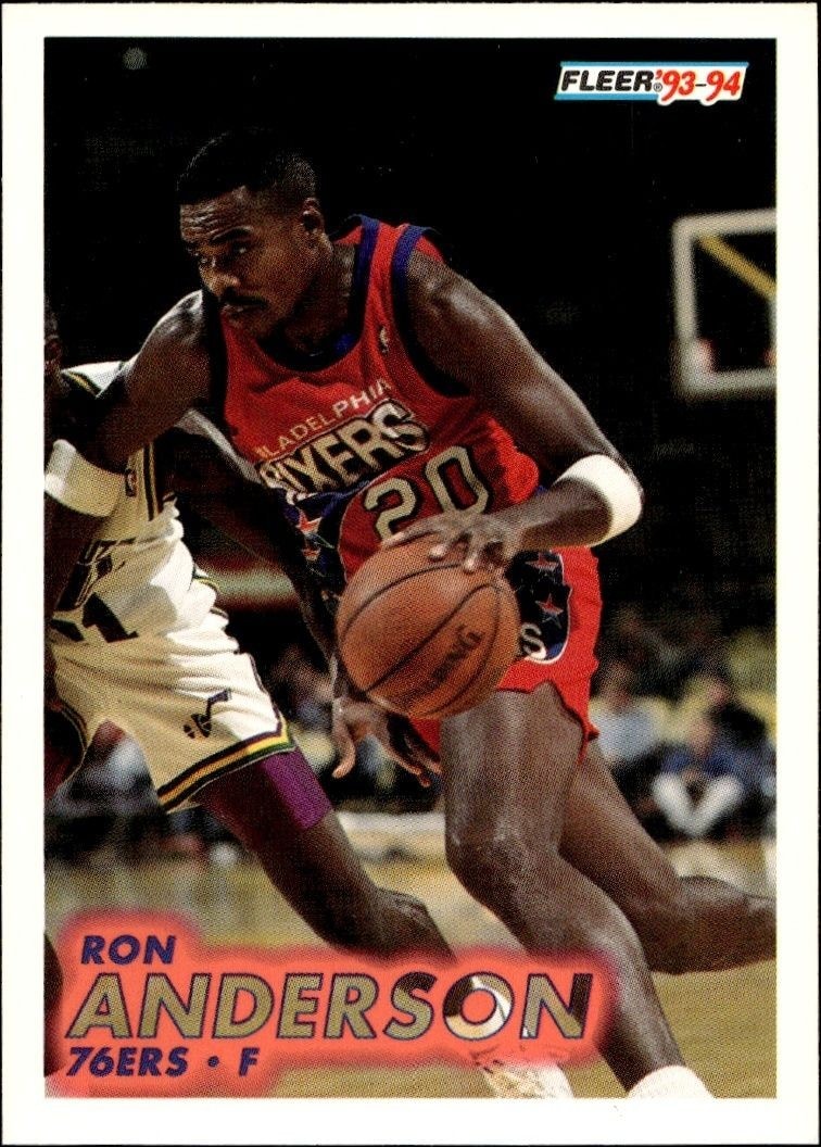 1993-94 Fleer Ron Anderson #155 trading card