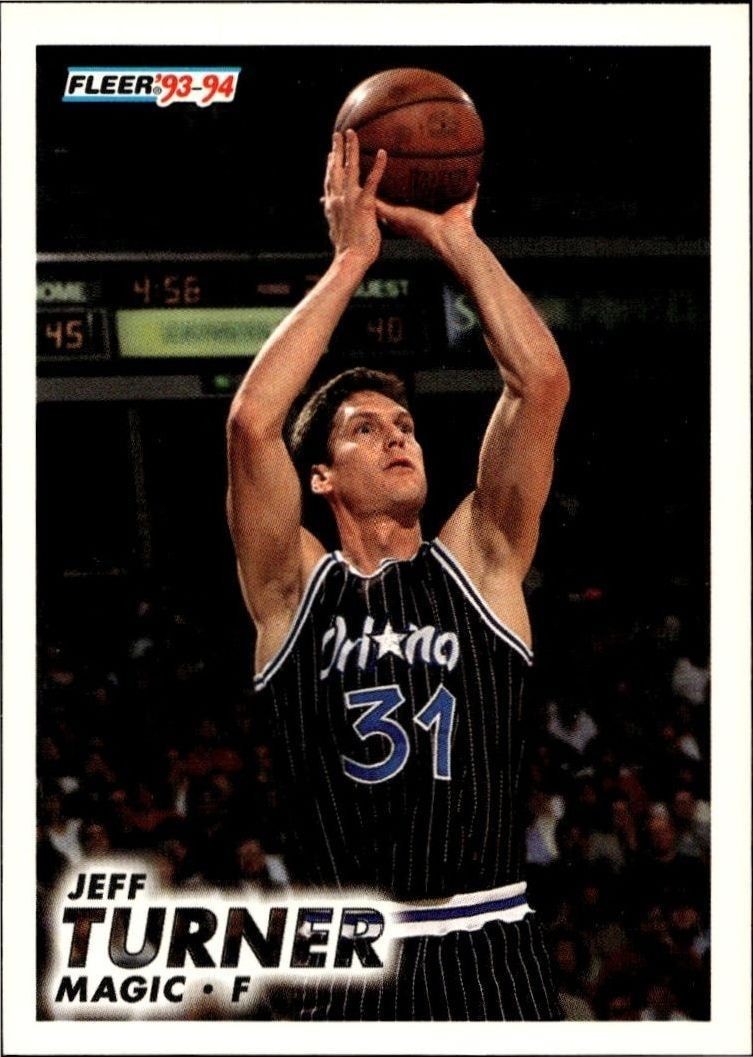 1993-94 Fleer Jeff Turner #154 trading card