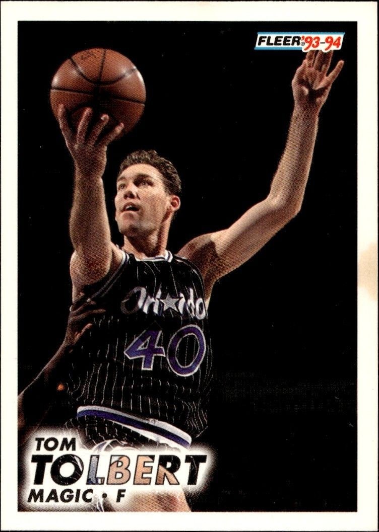 1993-94 Fleer Tom Tolbert #153 trading card