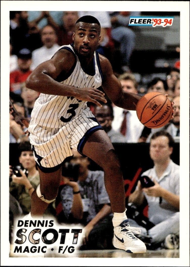 1993-94 Fleer Dennis Scott #151 trading card