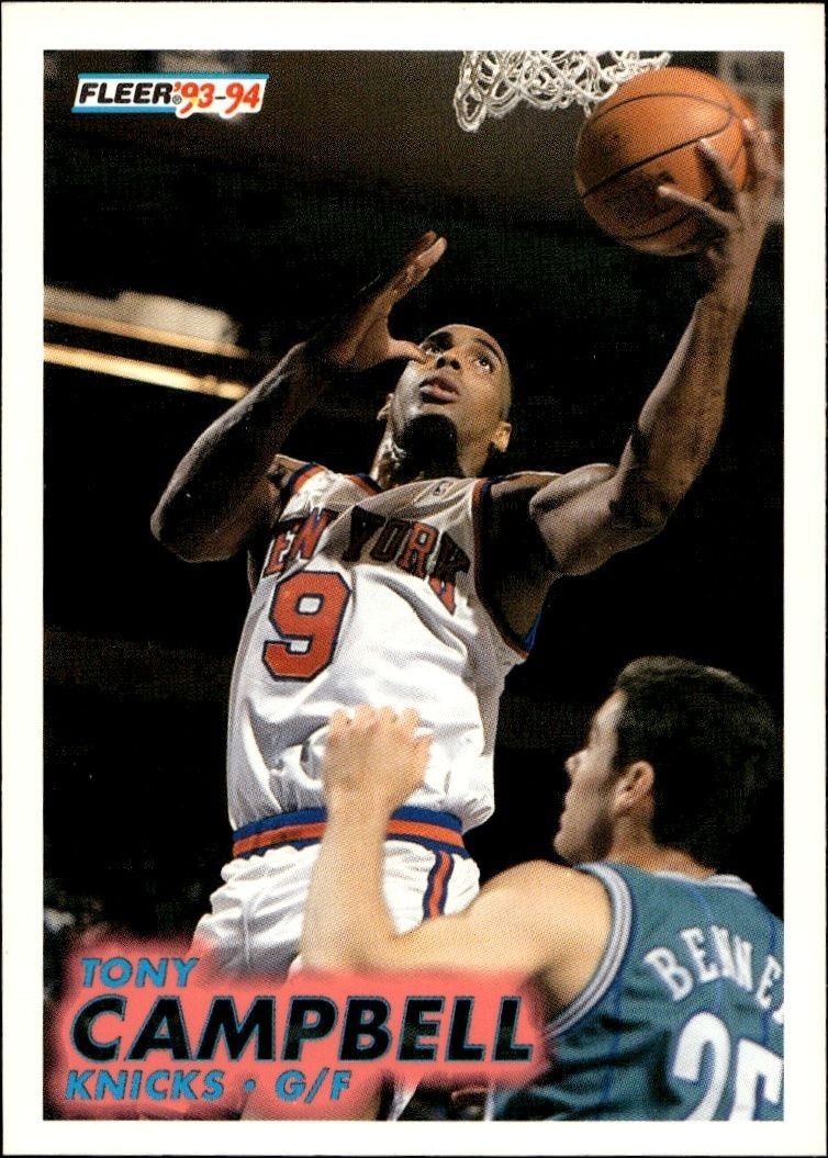 1993-94 Fleer Tony Campbell #139 trading card