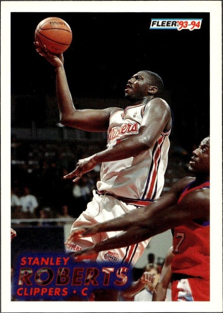 1993-94 Fleer Stanley Roberts #95 trading card