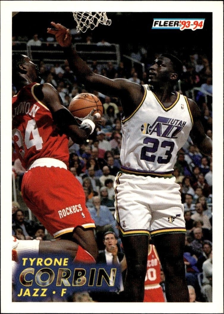1993-94 Fleer Tyrone Corbin #206 trading card