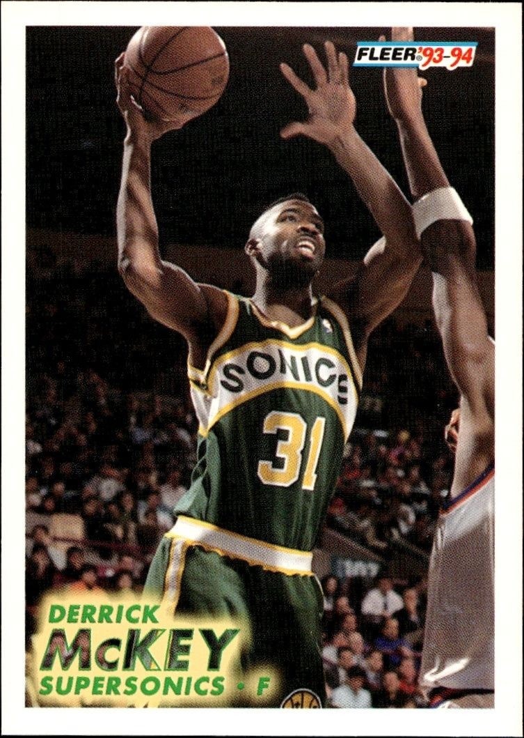 1993-94 Fleer Derrick McKey #200 trading card