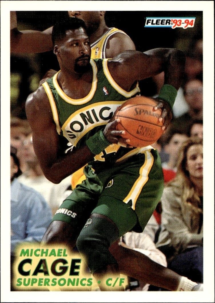 1993-94 Fleer Michael Cage #197 trading card
