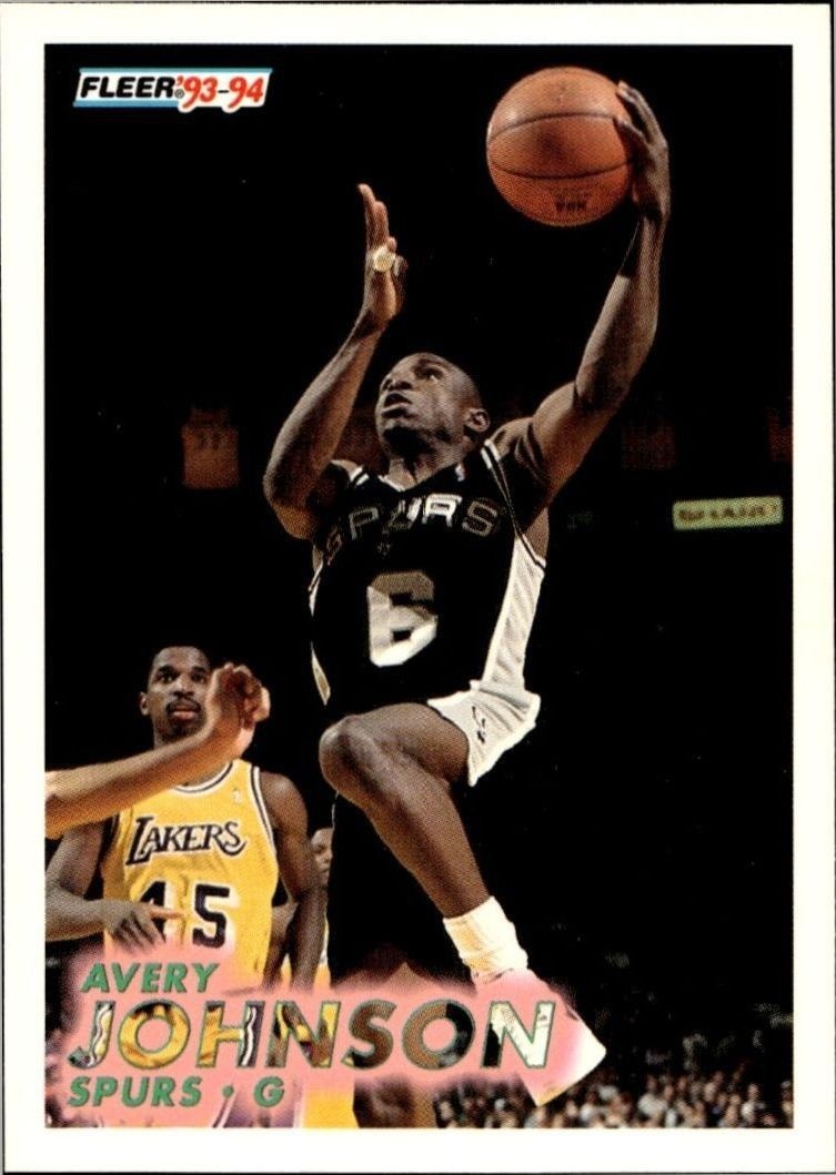 1993-94 Fleer Avery Johnson #194 trading card
