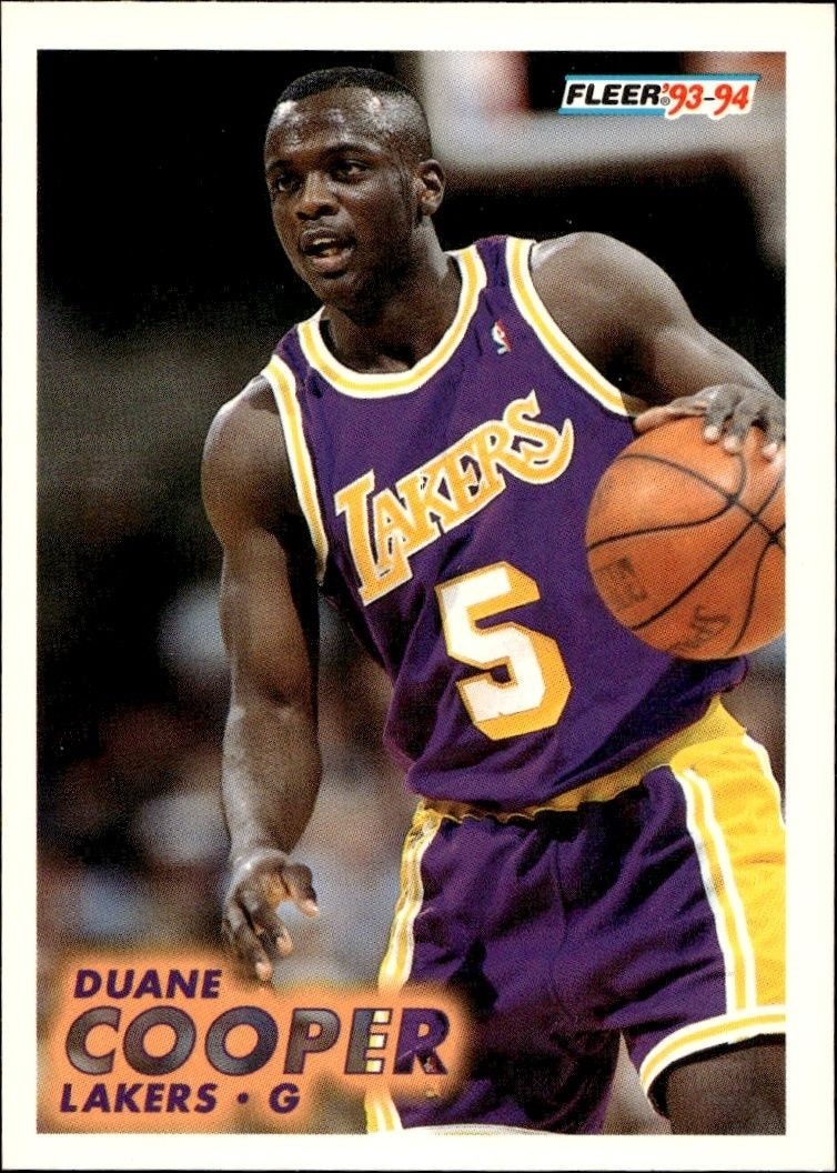 1993-94 Fleer Duane Cooper #100 trading card