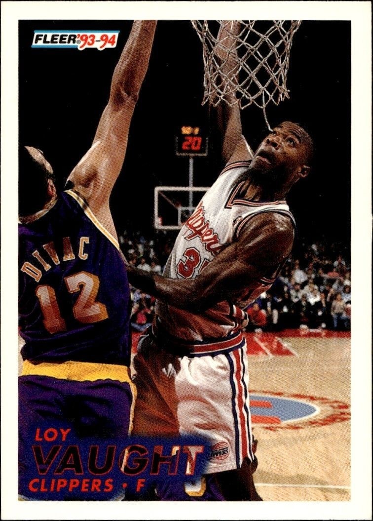 1993-94 Fleer Loy Vaught #96 trading card