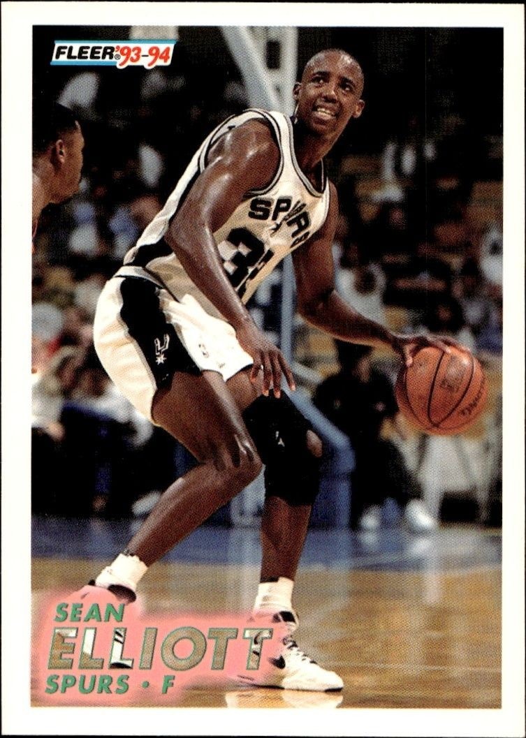 1993-94 Fleer Sean Elliott #192 trading card