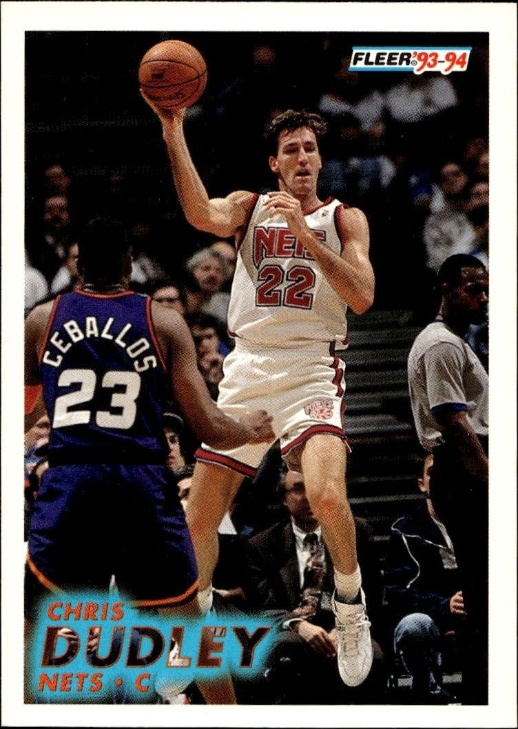 1993-94 Fleer Chris Dudley #134 trading card