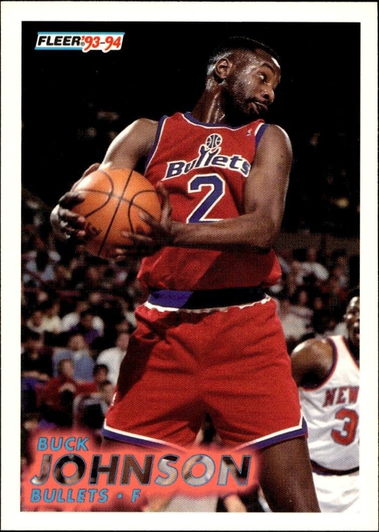 1993-94 Fleer Buck Johnson #218 trading card