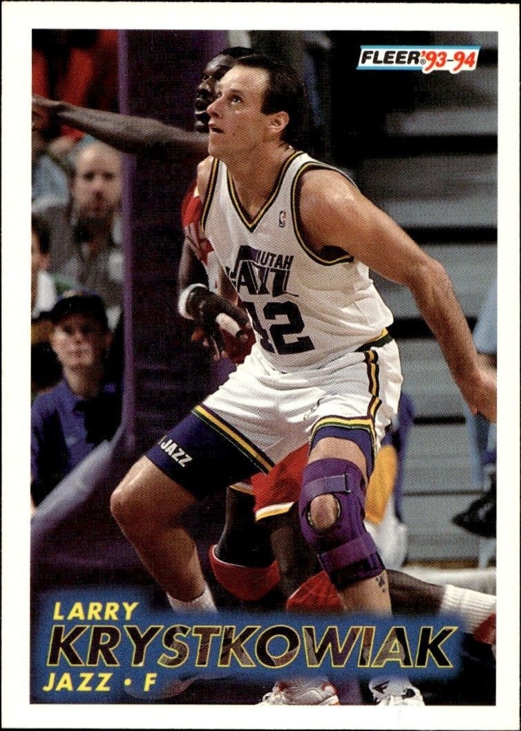 1993-94 Fleer Larry Krystkowiak #209 trading card
