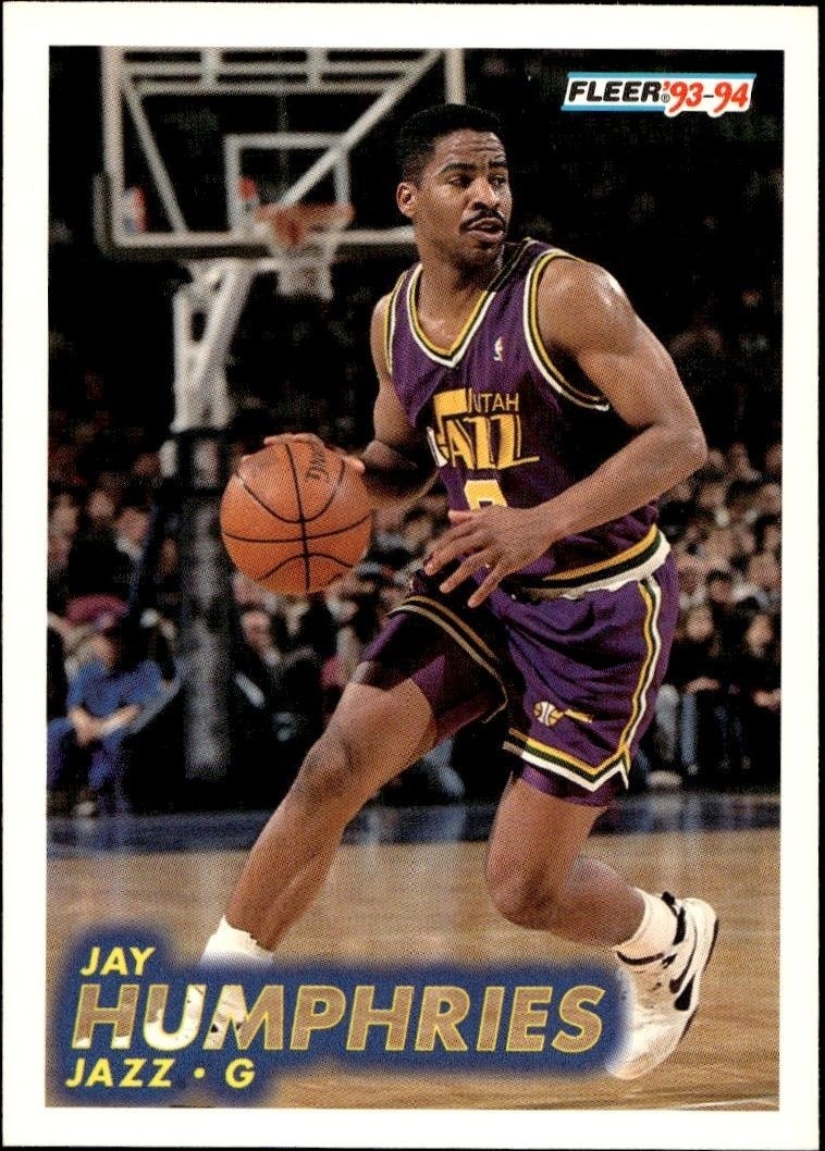 1993-94 Fleer Jay Humphries #208 trading card