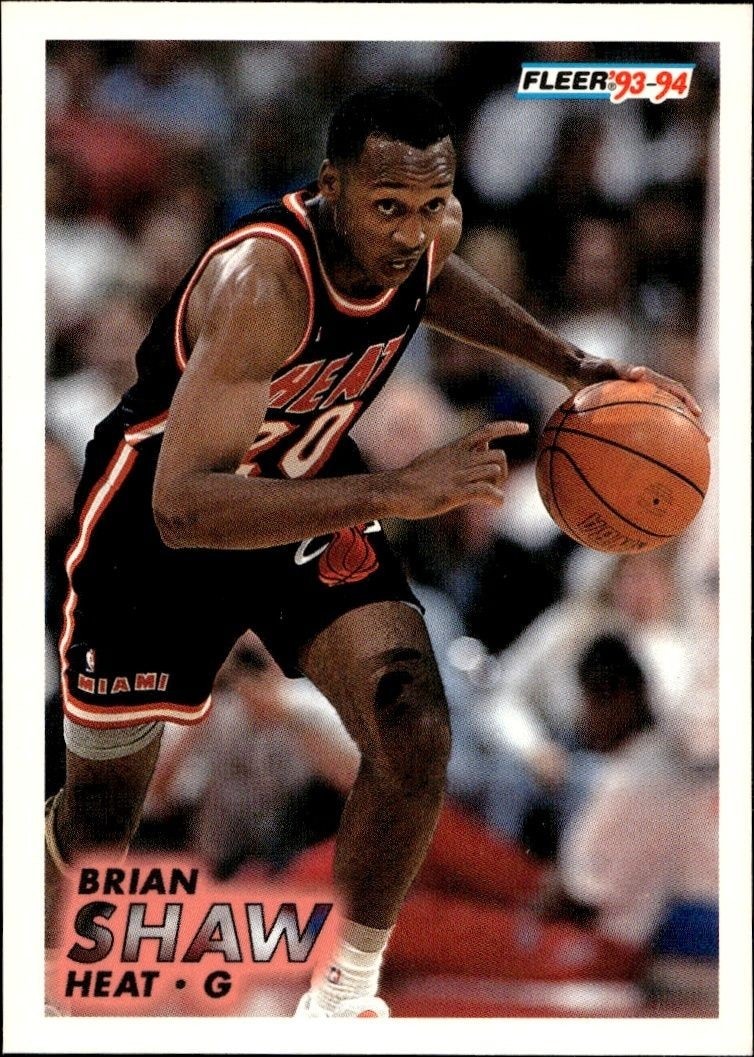 1993-94 Fleer Brian Shaw #112 trading card