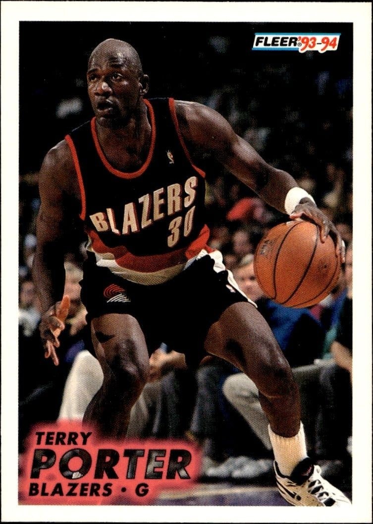 1993-94 Fleer Terry Porter #177 trading card