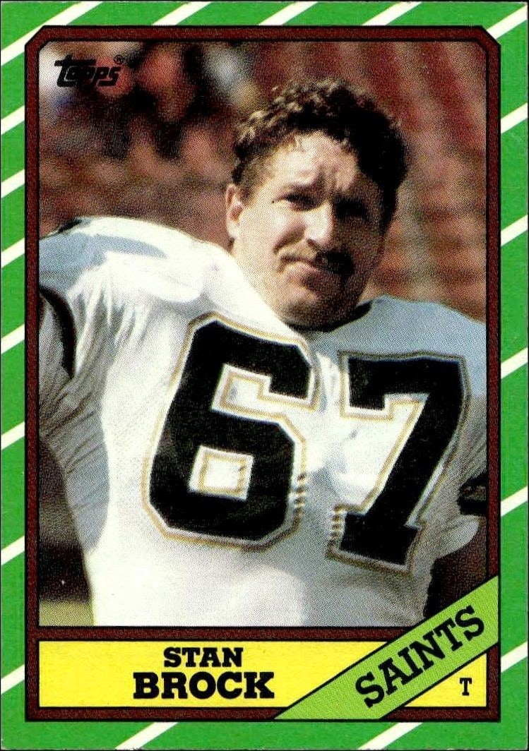 1986 Topps Stan Brock #343 trading card