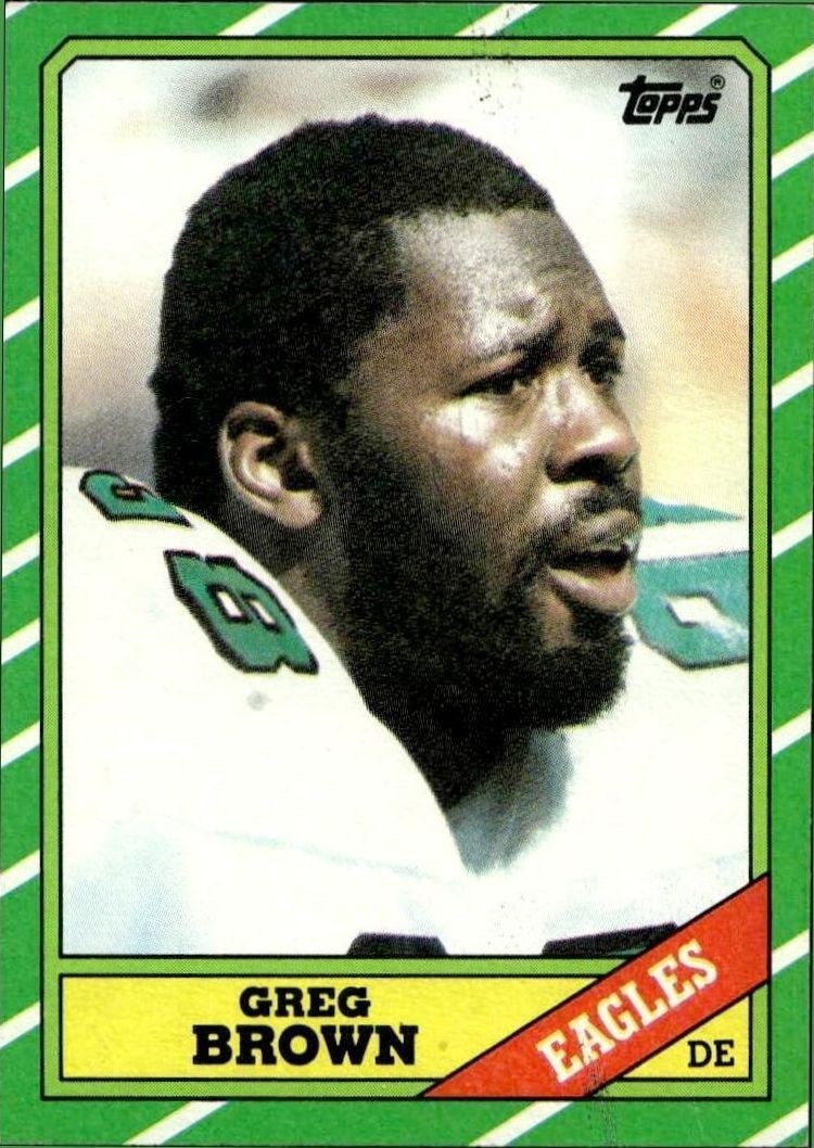 1986 Topps Greg Brown #276 trading card