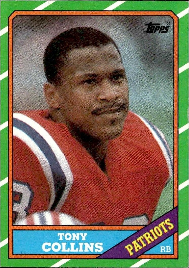 1986 Topps Tony Collins #33 trading card