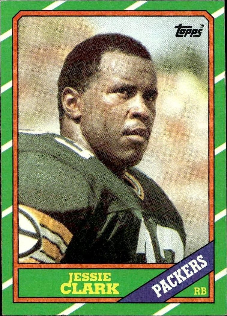 1986 Topps Jessie Clark #217 trading card