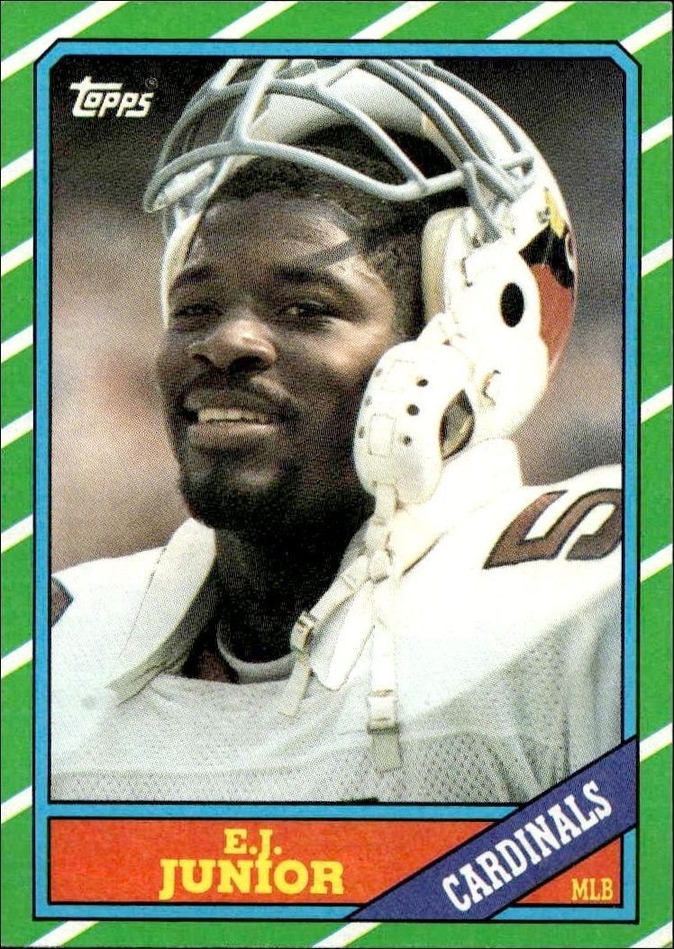 1986 Topps E.J. Junior #336 trading card