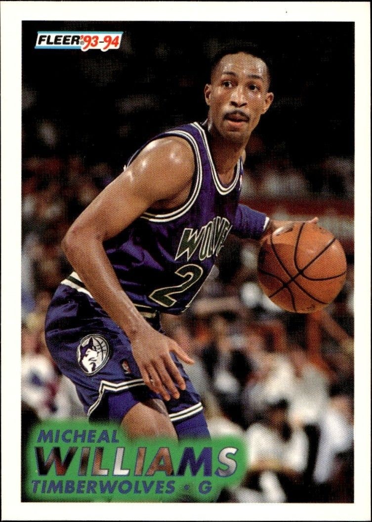 1993-94 Fleer Micheal Williams #128 trading card
