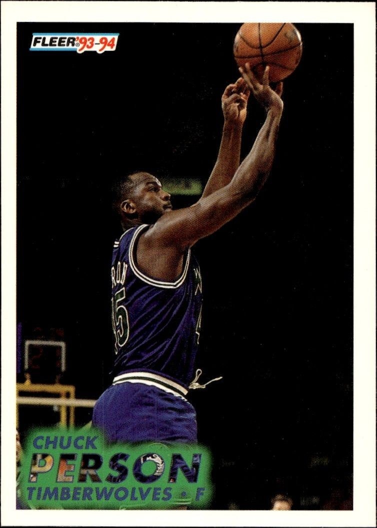 1993-94 Fleer Chuck Person #125 trading card