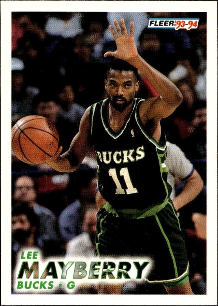 1993-94 Fleer Lee Mayberry #120 trading card