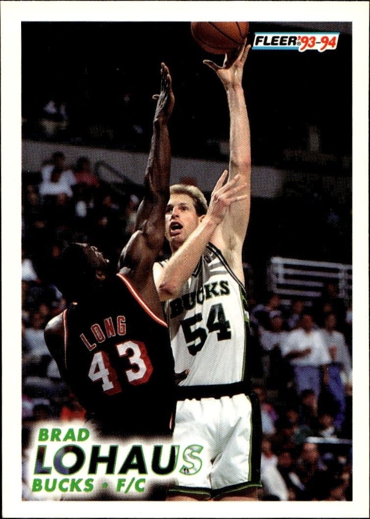 1993-94 Fleer Brad Lohaus #119 trading card