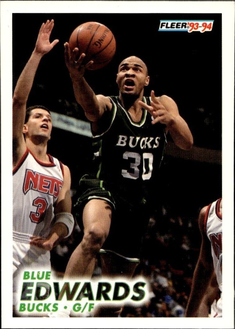 1993-94 Fleer Blue Edwards #118 trading card