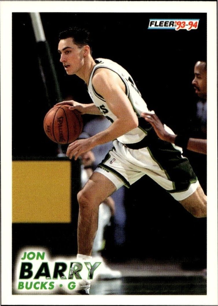 1993-94 Fleer Jon Barry #115 trading card