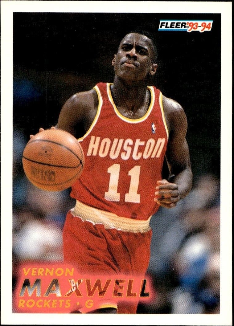 1993-94 Fleer Vernon Maxwell #78 trading card