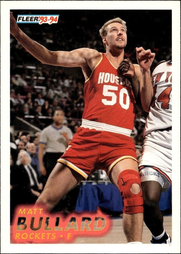 1993-94 Fleer Matt Bullard #75 trading card