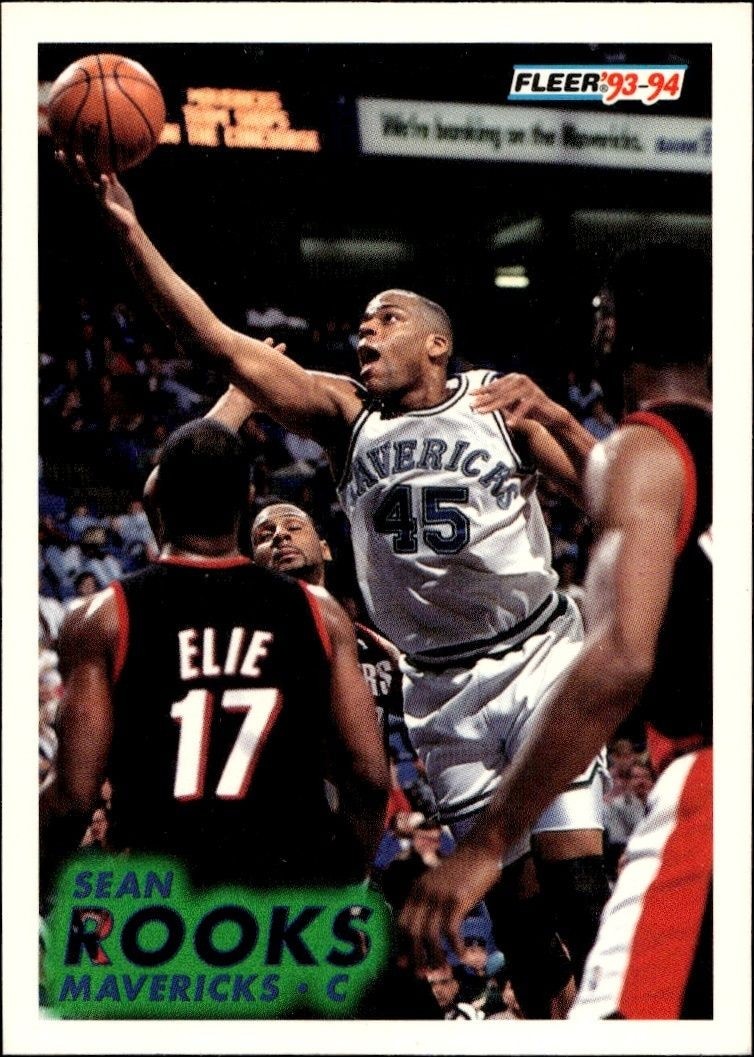 1993-94 Fleer Sean Rooks #47 trading card