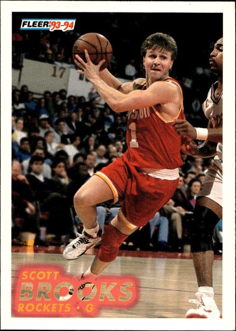 1993-94 Fleer Scott Brooks #74 trading card