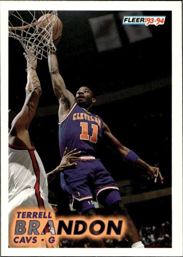 1993-94 Fleer Terrell Brandon #34 trading card