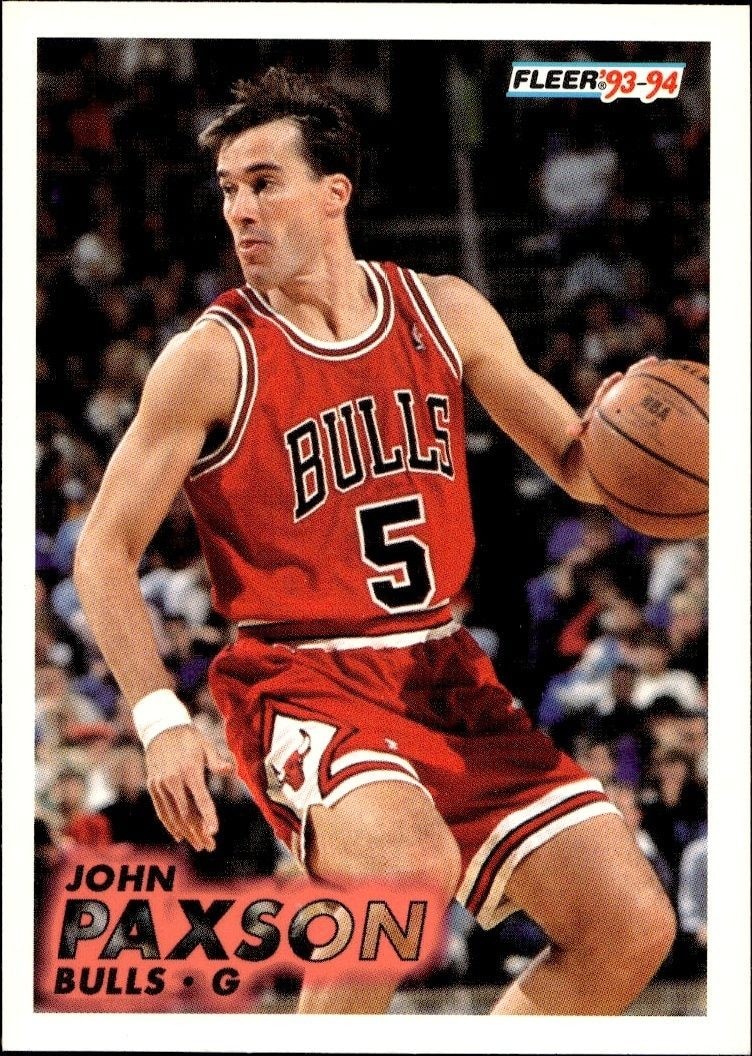 1993-94 Fleer John Paxson #30 trading card