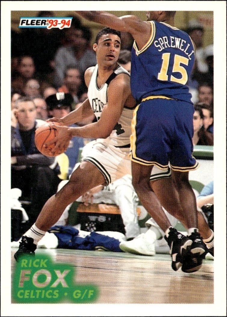 1993-94 Fleer Rick Fox #12 trading card