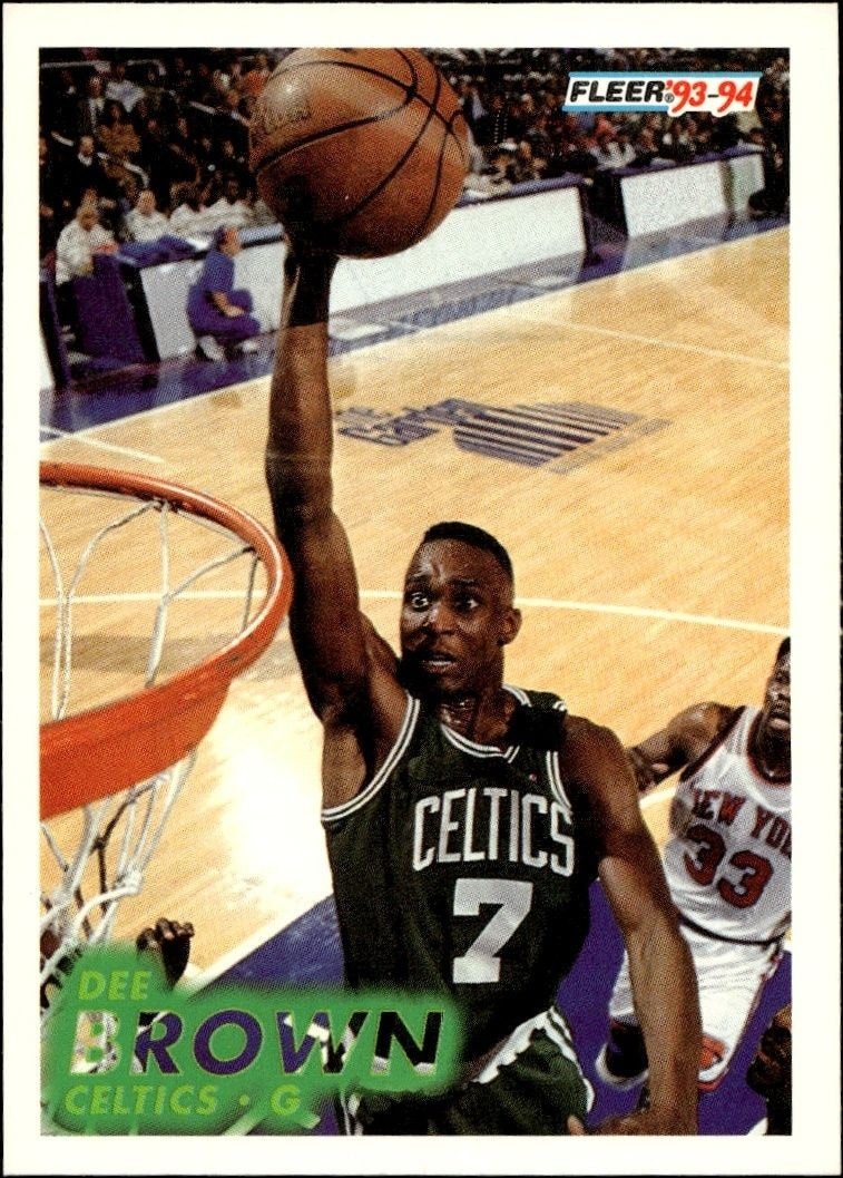 1993-94 Fleer Dee Brown #10 trading card