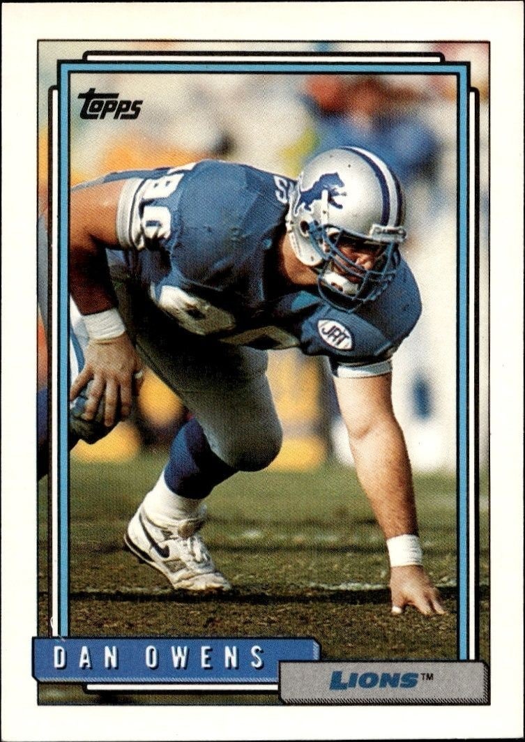 1992 Topps Dan Owens #631 trading card