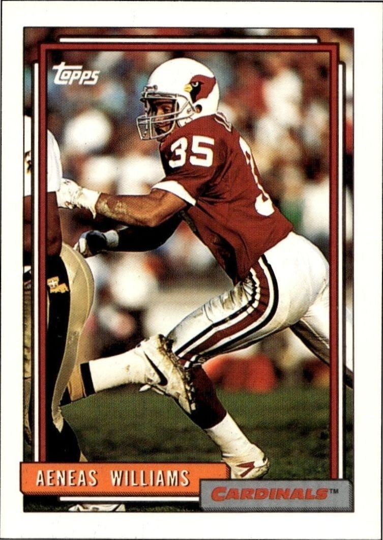 1992 Topps Aeneas Williams #59 trading card