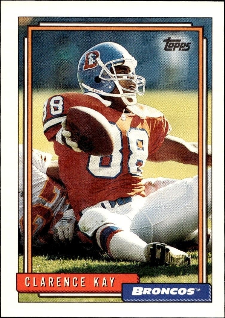 1992 Topps Clarence Kay #247 trading card
