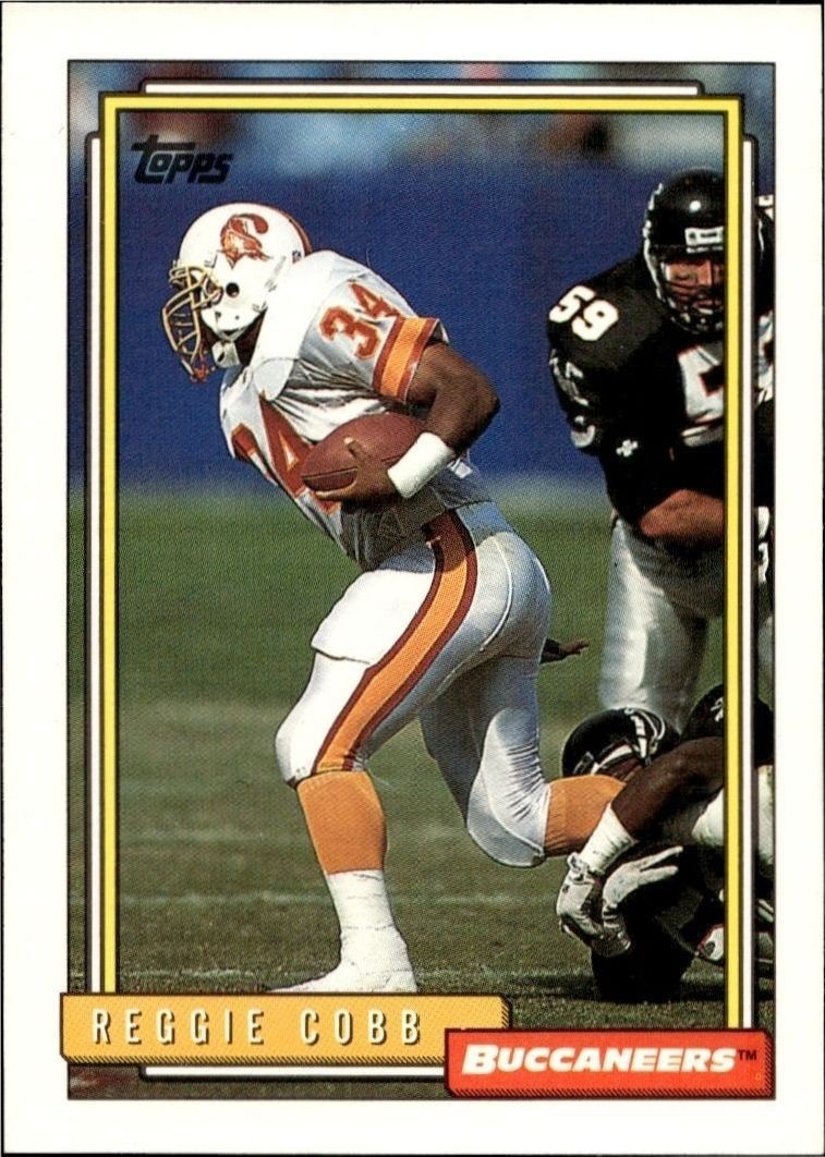 1992 Topps Reggie Cobb #221 trading card