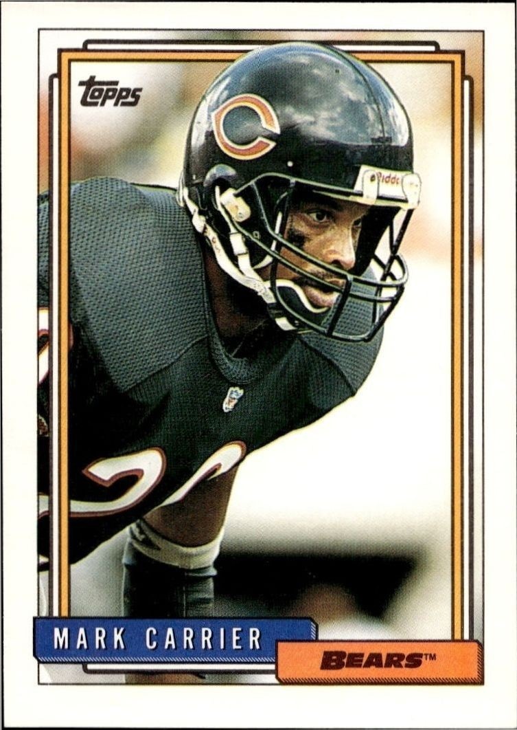 1992 Topps Mark Carrier #43 trading card